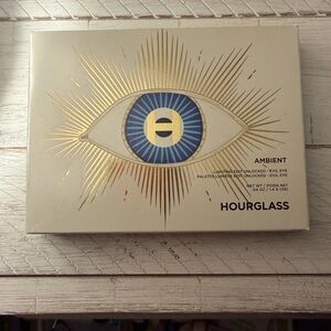 Hourglass Ambient Eye Palette with Gold and Blue Design